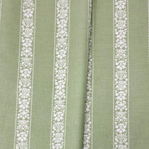 Estee Stripe in Sage/Gracie/Rifle Paper Co./Cotton + Steel/RJR Fabrics/100% Quilter Weight Cotton/By the Half Yard