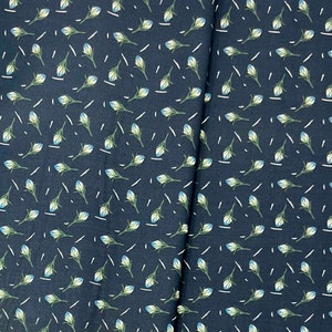 Thistle in Indigo/Scout Lake/Ash Cascade/Cotton + Steel/RJR Fabrics/100% Quilter Weight Cotton/By the Half Yard or Yard