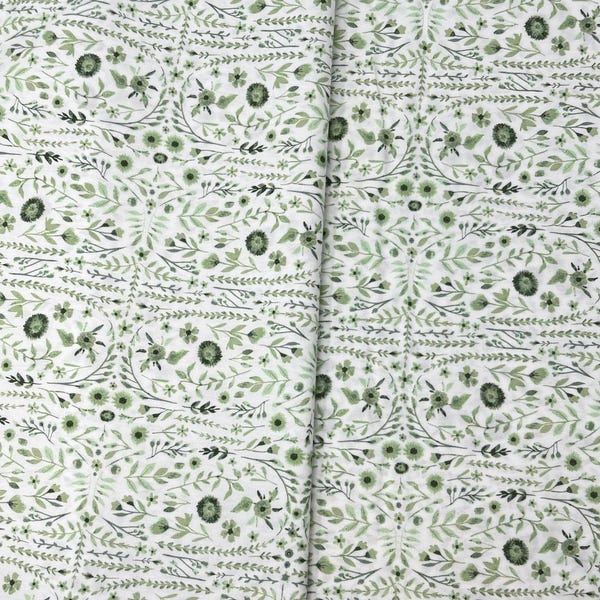 CLEARANCE/Botanical Block Print/Plentiful/Katarina Roccella/Art Gallery Fabrics/100% Quilter Weight Cotton/By the Yard