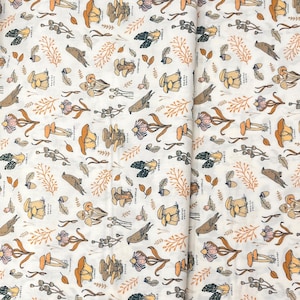 Mushroom Hunt Sand/Tomales Bay/Katie O'Shea/Art Gallery Fabrics/100% Quilter Weight Cotton/By the Half Yard or Yard