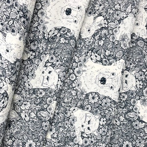 Wandering with Bear/The Open Road/Bonnie Christine/Art Gallery Fabrics/100% Quilter Weight Cotton/By the Half Yard or Yard