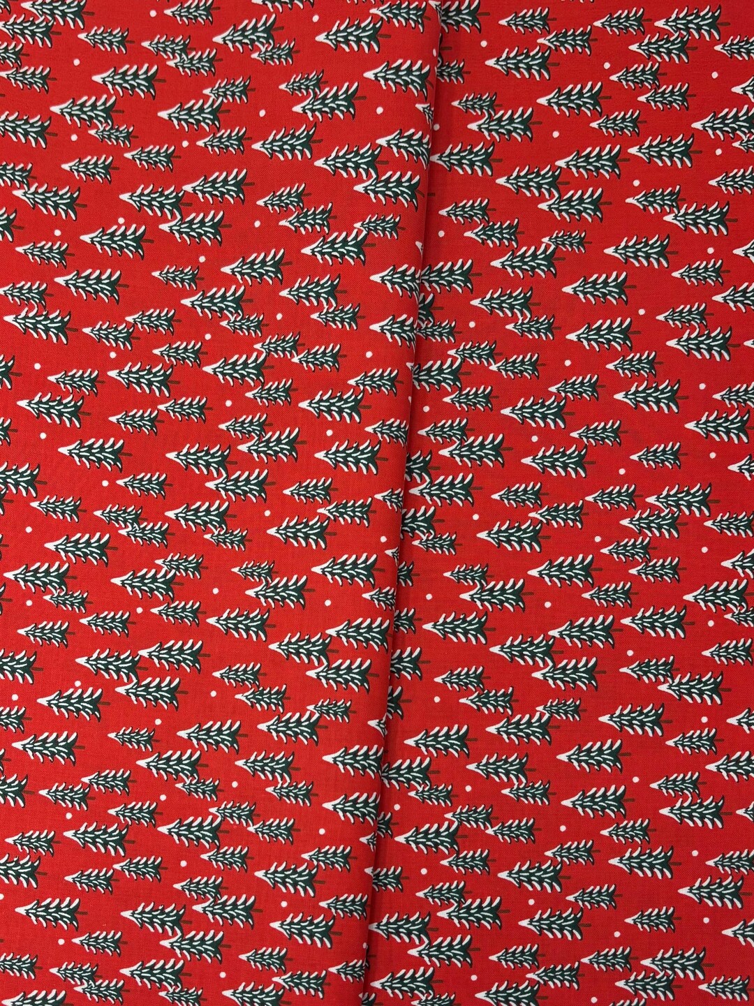 Trees Rifle Paper Fir Trees in Red/holiday Classics/rifle Paper Co./cotton + Steel/rjr ...