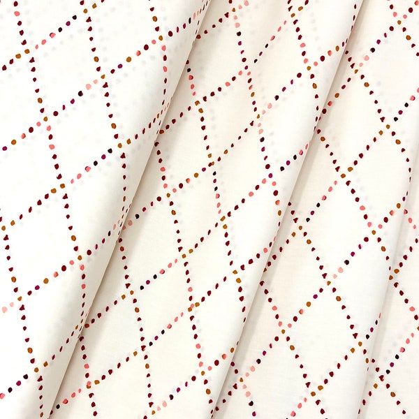 Bokeh Lattice Rosewood/Rosewood Fusion AGF/Maureen Cracknell/Art Gallery Fabrics/100% Quilter Weight Cotton/By the Half Yard or Yard