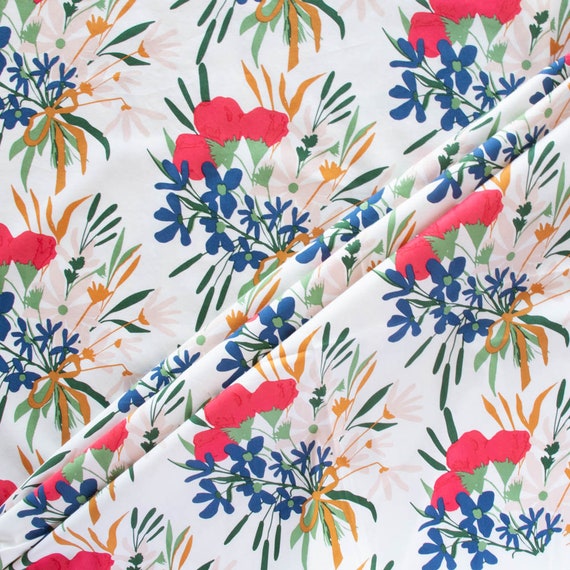 Bouquet - Wild Fronds Meadow by Kate Capone - Birch Fabrics - Poplin Bouquet - Wild Fronds Meadow by Kate Capone - Birch Fabrics - Poplin