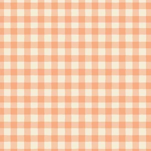 Small Plaid of My Dreams Apricot/Storyteller Plaids/Maureen Cracknell/Art Gallery Fabrics/100% Quilter Weight Cotton/Half Yard or Yard