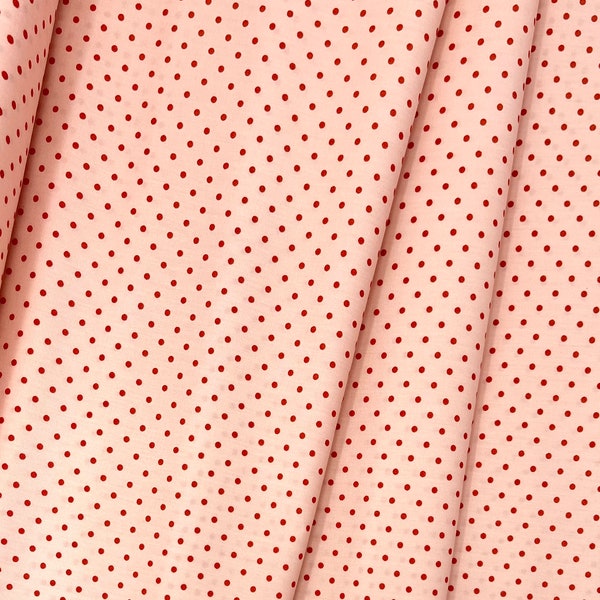 Petits Dots Rose/Les Petits/Amy Sinibaldi/Art Gallery Fabrics/100% Quilter Weight Cotton/By the Half Yard or Yard