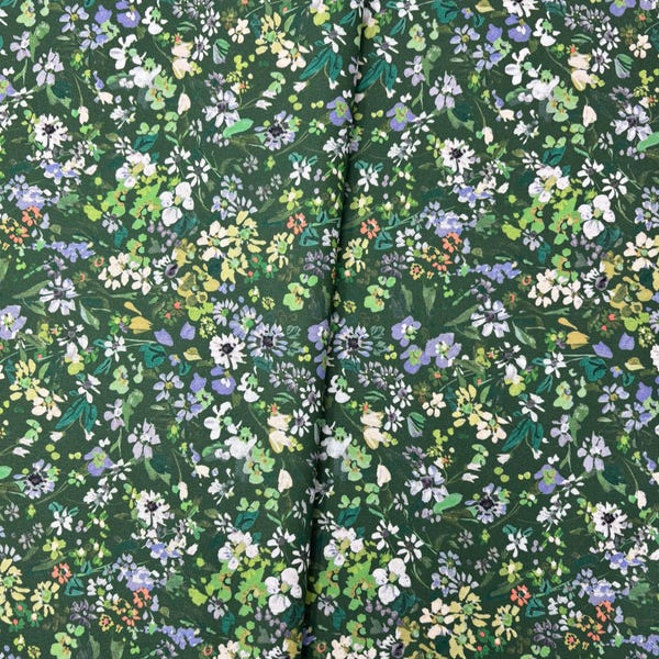 Perennials in Forest/Bloomfield/Kelly Ventura/Windham Fabrics/100% Quilter Weight Cotton/High Density Cotton/By the Half Yard