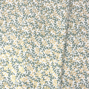 Daphne in Gold Metallic/Bramble/Rifle Paper Co./Cotton + Steel/RJR Fabrics/100% Quilter Weight Cotton/By the Half Yard or Yard