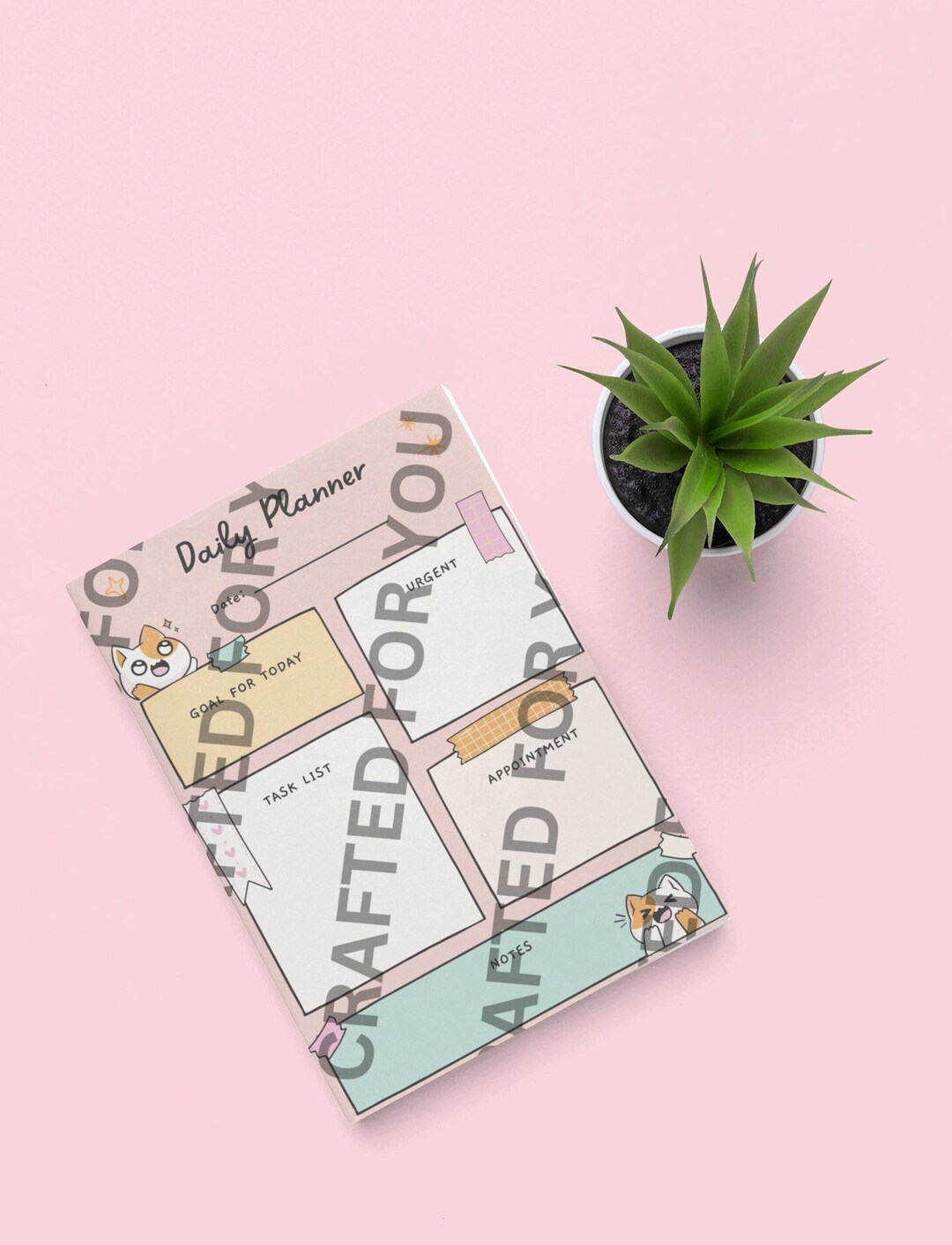 Daily Routine Chibi Chibi Cutie Digital Download PDF Weekly Daily Planner: Organize Your ...