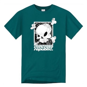 Mens Graffiti/Skateboarder Tee 'Skull-Duggery' graffiti style skull graphic (size Sm-4XL)