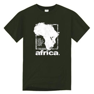 Mens Afrocentric fashion tees &#39;Africa Nouveau&#39; modern, urban style graphic collection (sizes Sm-4XL)