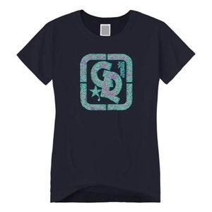 Womens &#39;Le Fleur&#39; graffiti style Concrete Republic logo graphic (sizes Sm-4X)
