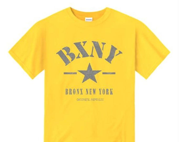 Mens 'Urban Soldier' BXNY (Bronx, New York) Vintage Military Style Tee-Urban, Trendy (sizes Sm-4XL)