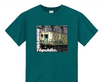 Mens Graffiti Tee, Hip Hop graphic 'Subway Art' series, vintage 80's photo (sizes Sm-4XL)
