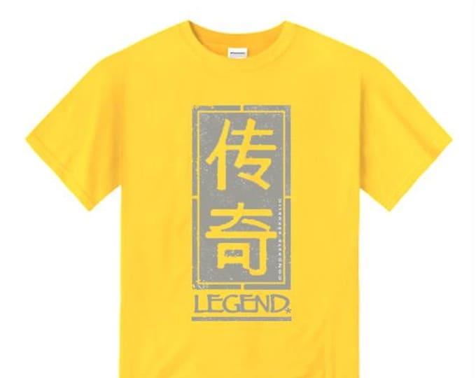 Legend, Mens Asian-Inspired urban graphic t-shirt (sizes Sm-4XL)