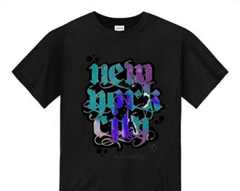 メンズ アーバン スタイル T シャツ、ニューヨーク シティ「グランド ロイヤル」グラフィティ タグ グラフィック T シャツ (サイズ Sm-4XL)