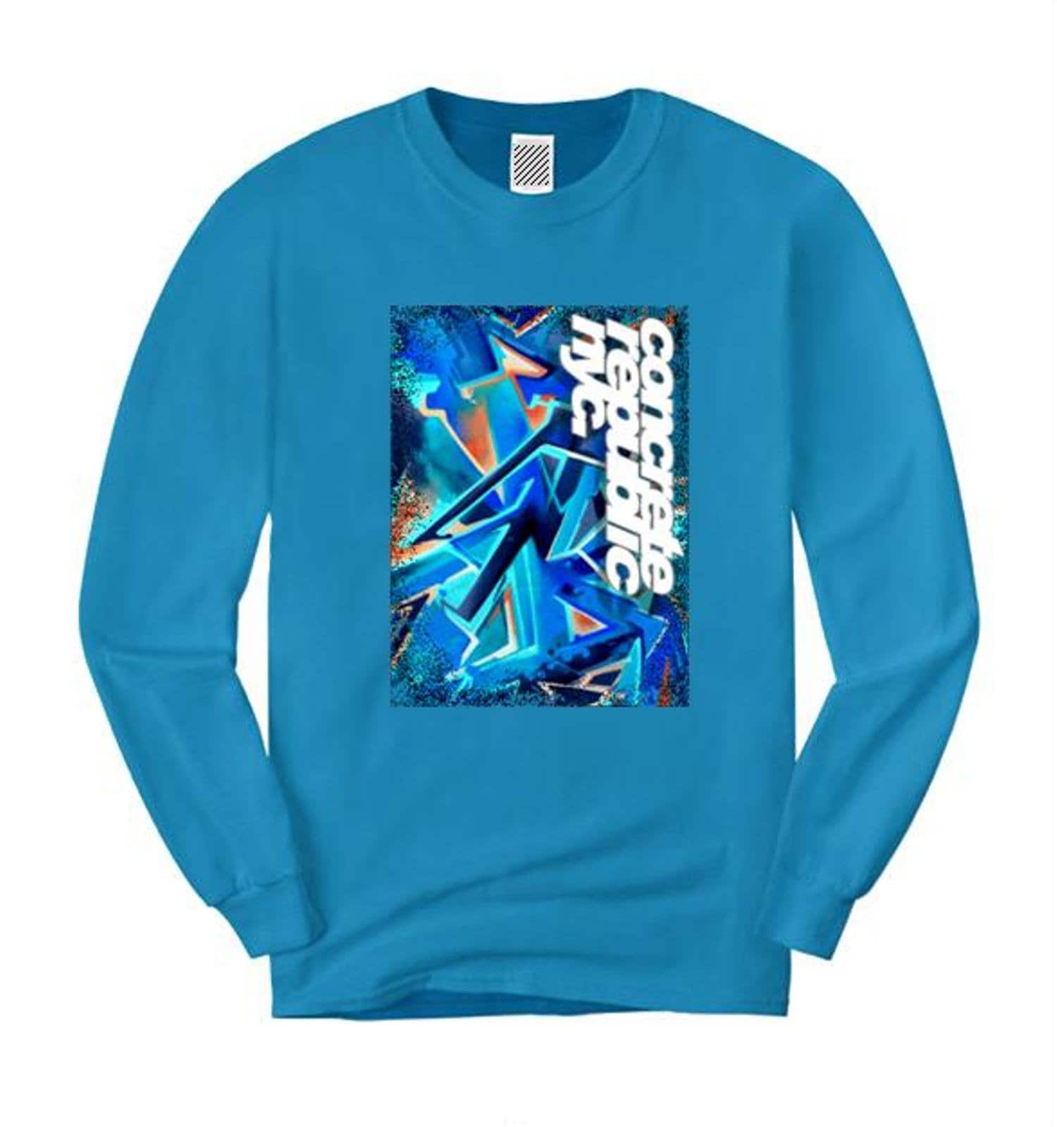 Mens Long Sleeve Graffiti/hip Hop Tee, 'fantazm' Graffiti