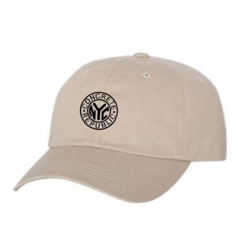 adjustable strap Embroidered-iconic NYC Subway Token graphic natural-Unisex 100/% Chino Twill Cotton army green Classic Dad Hats