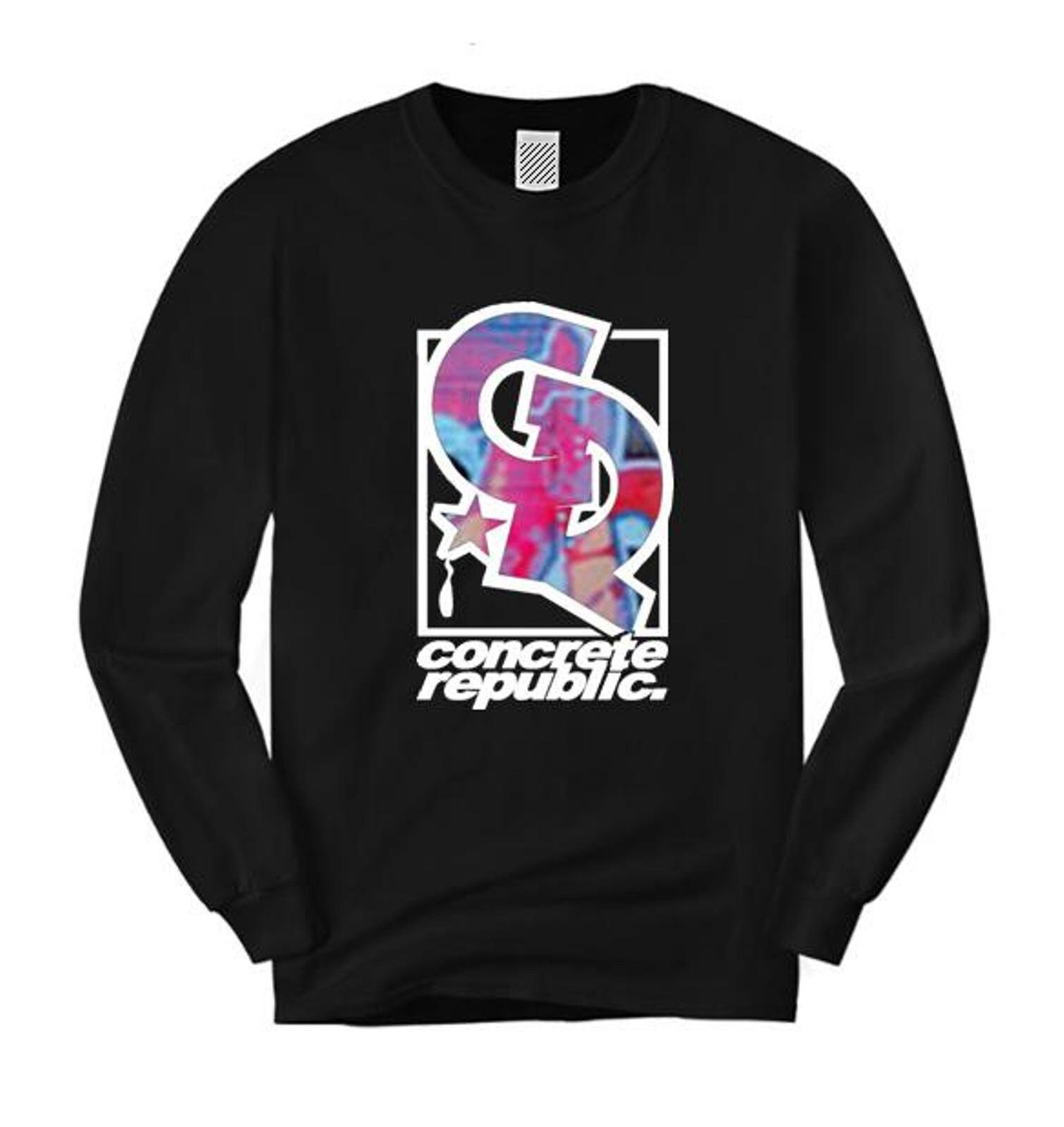 Graffiti Logo Long Sleeve T-shirt ★関税込 Mens Long Sleeve Hip Hop/graffiti Tee, 'phaze 2' Street Art