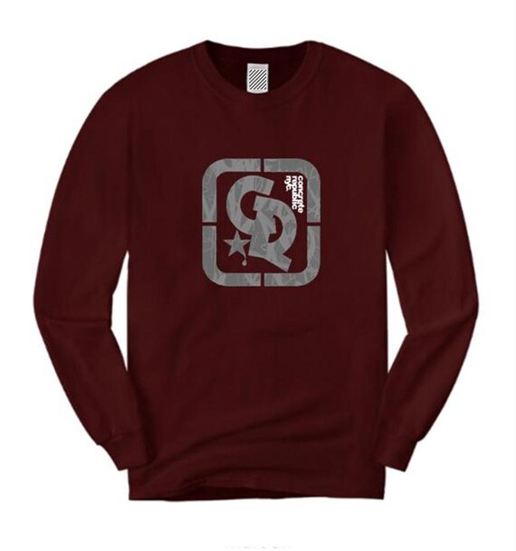 Graffiti Logo Long Sleeve T-shirt ★関税込 Mens Long Sleeve Streetwear/graffiti Tee, 'shades of Grey