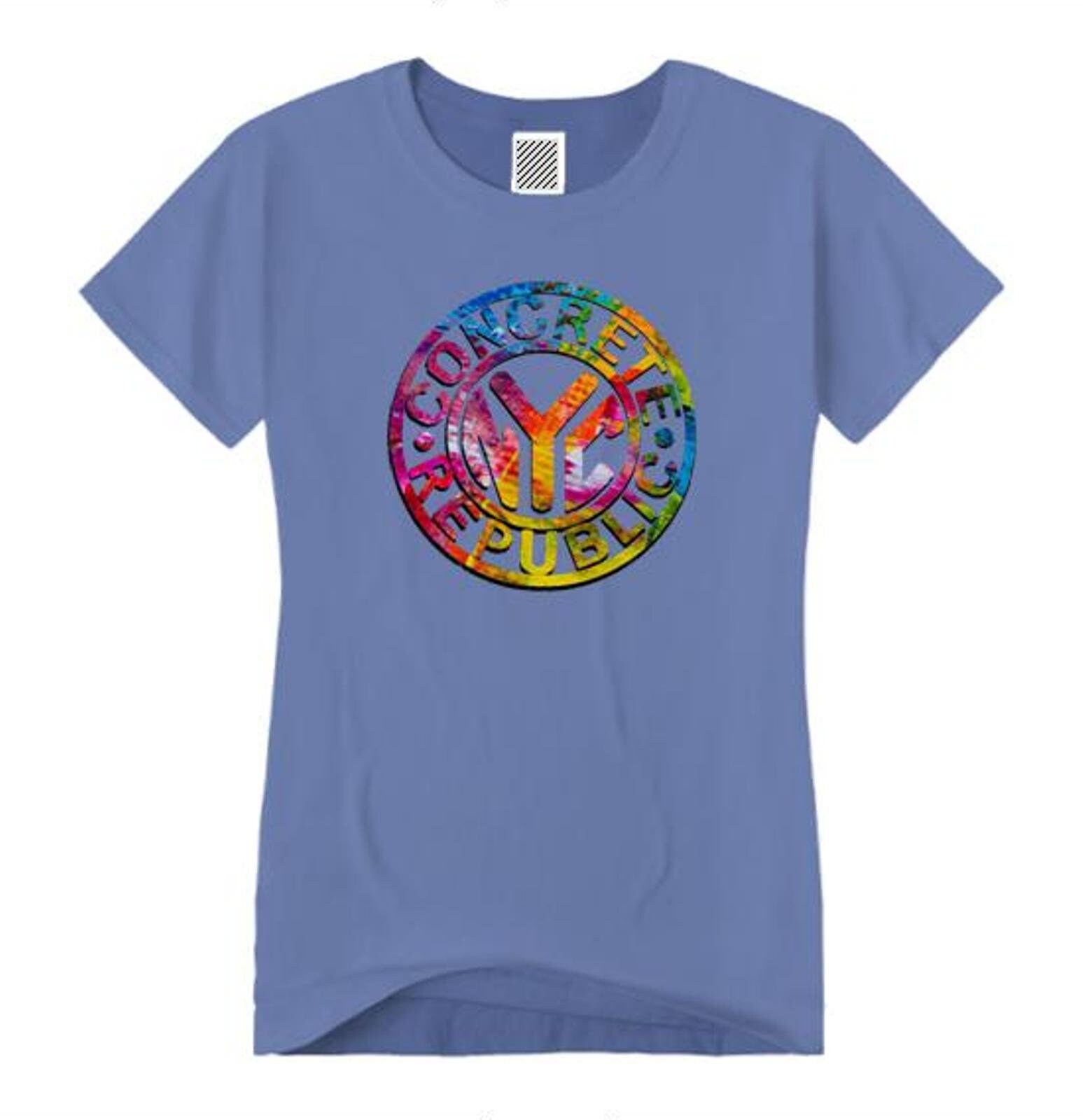 Womens Graffiti/hip Hop Inspired Crew Neck T-shirt 'subway