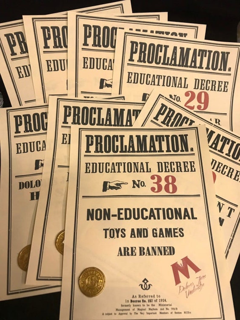 8 educational decree 2 to customize Print | Etsy