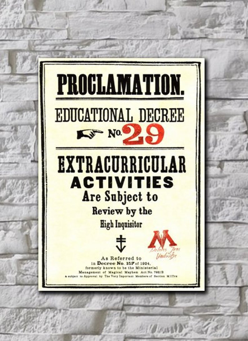 8 educational decree 2 to customize Print | Etsy