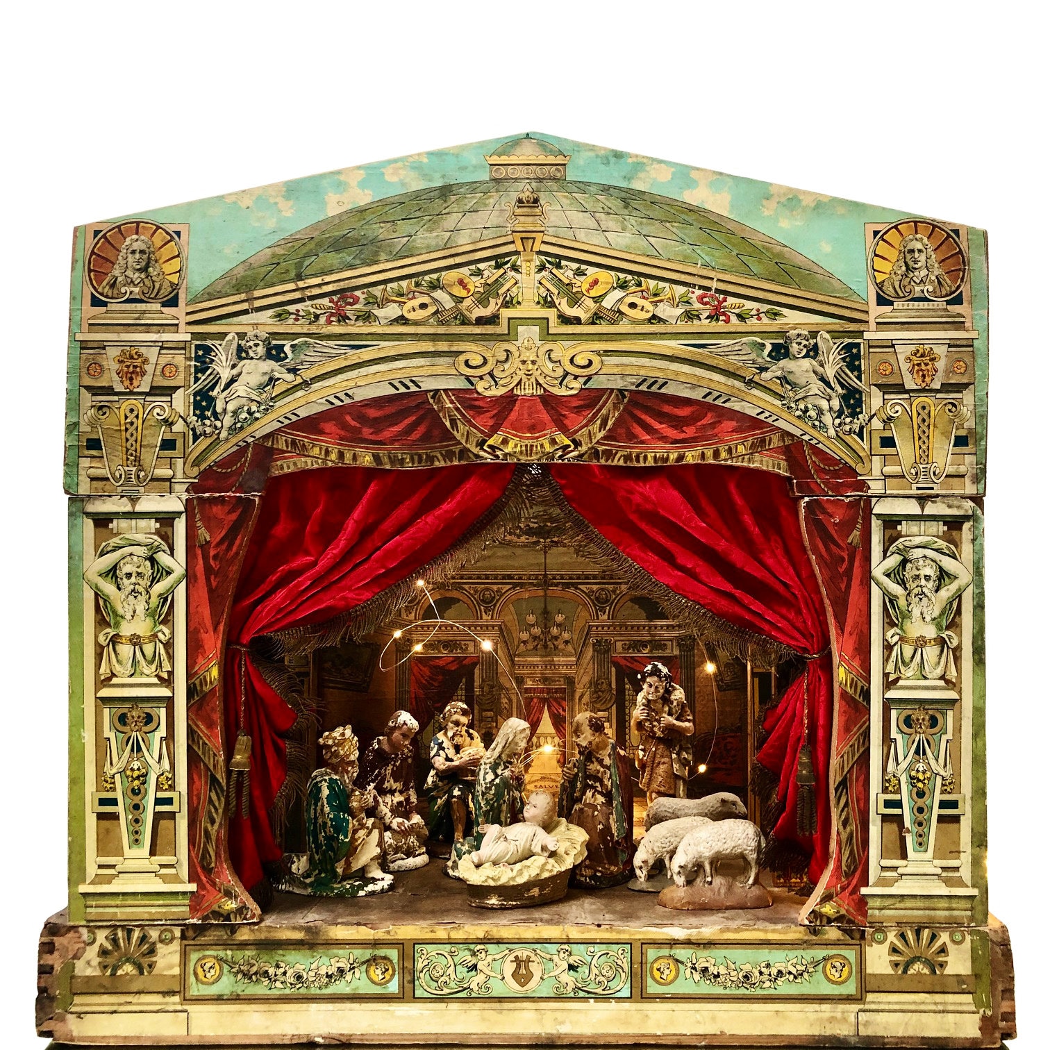 Antique French Nativity Set A And Extremely Rare Etsy