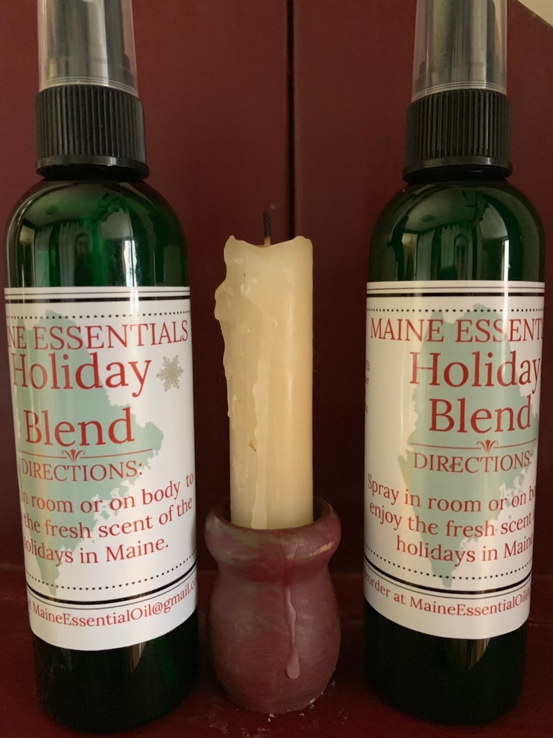 ALL NATURAL Christmas Tree Scent Air Freshener and Body Spray Etsy