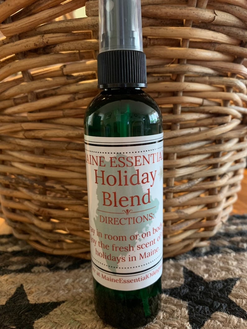 ALL NATURAL Christmas Tree Scent Air Freshener and Body Spray Etsy
