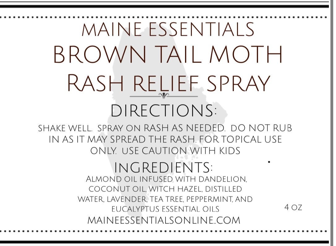 Moth Rash Barnet All Natural Brown Tail Moth Spray Relief - Etsy