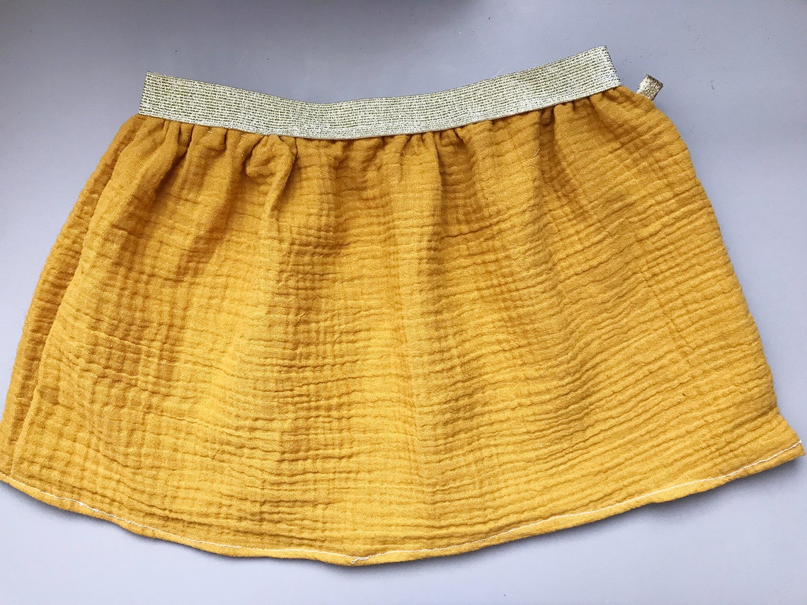 Cotton Gauze Skirt Etsy