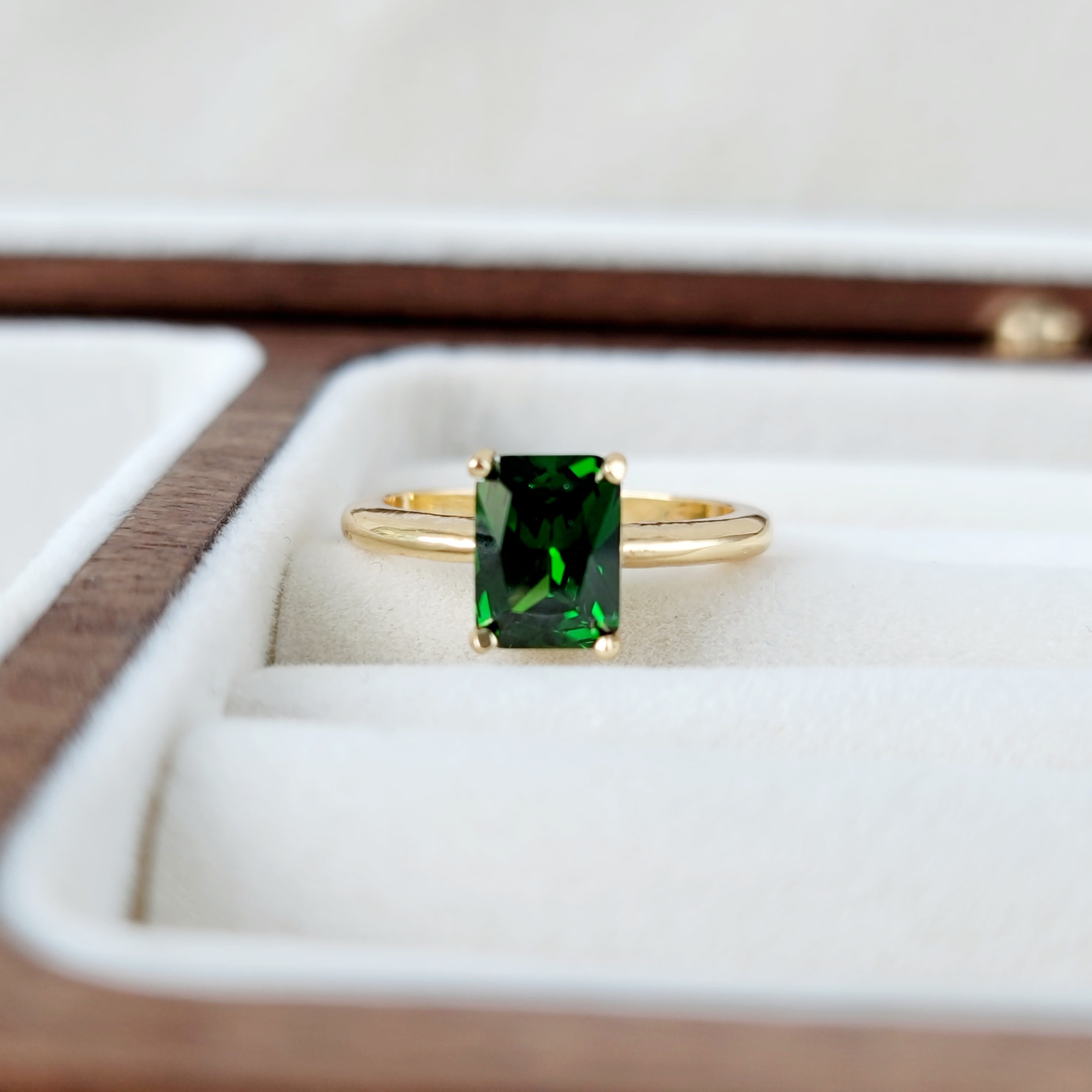 Fake Emerald Ring Etsy Australia