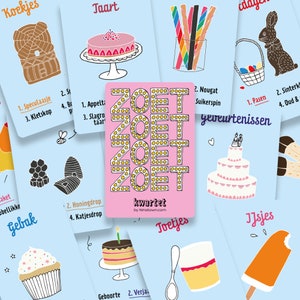 Juego de cuarteto/juego de cartas SWEET