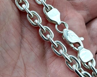 500 grams! 999 silver Cuban link 30” necklace chain - free