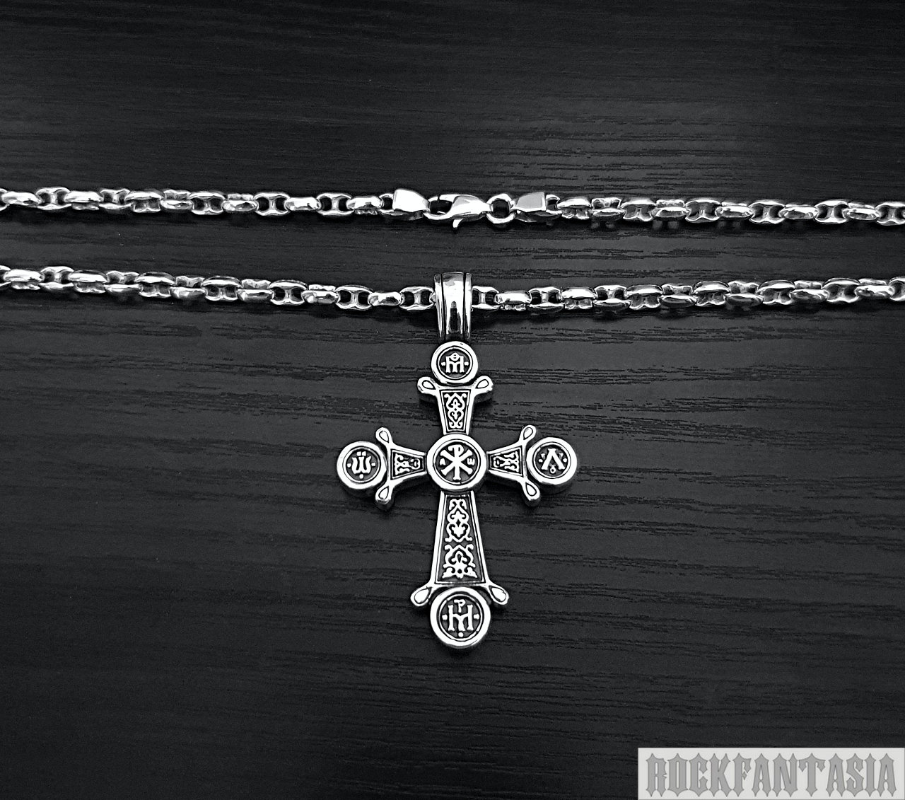 Antica e pesante croce in argento con snodo - Viaggitribali Store
