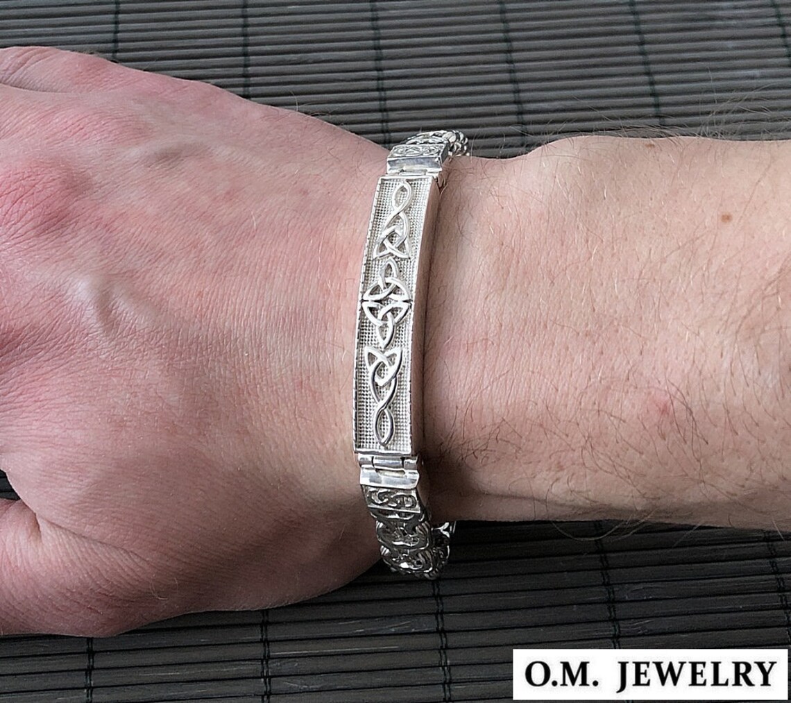 Celtic silver bracelet Clearance
