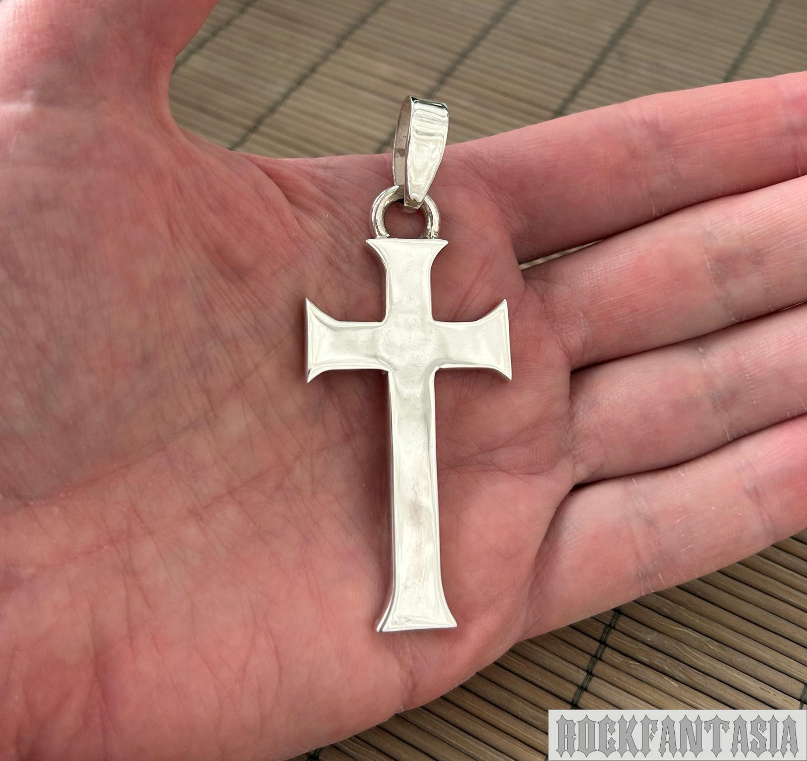 Ciondolo crocifisso in argento massiccio 925 – croce