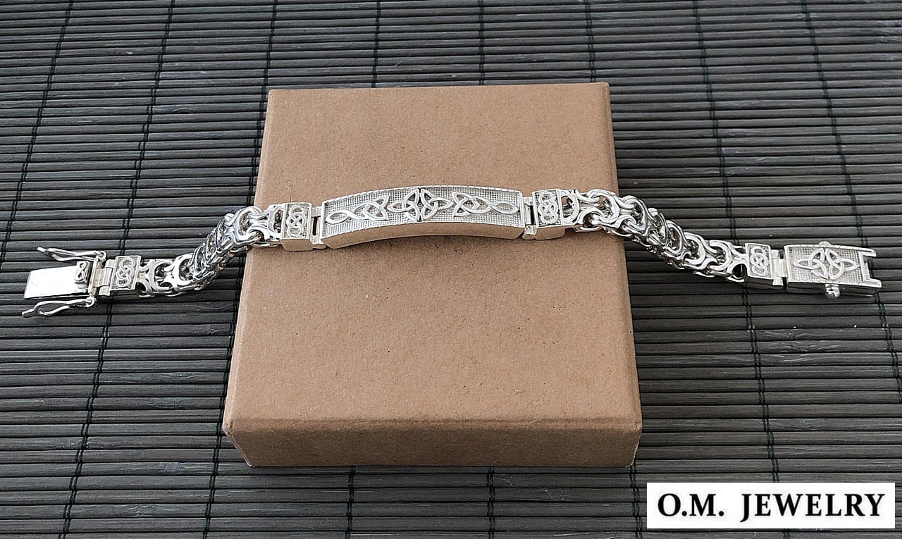 NKlaus Orecchini A Cerchio 12mm In Argento 925 Sterling: Stile Celtic Gothic Unisex - 2
