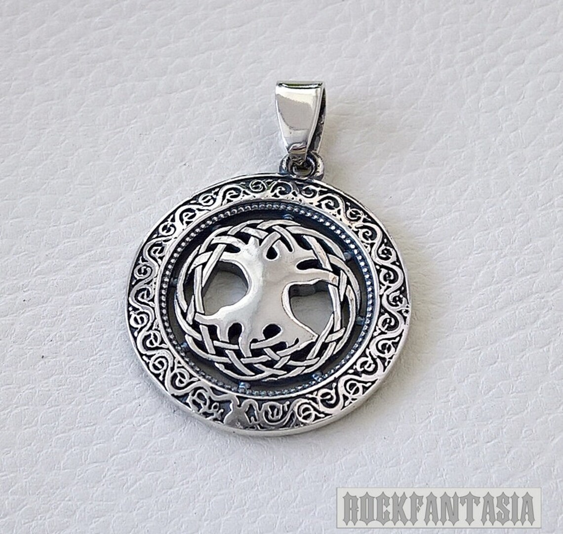 Silver Celtic Tree of Life Pendant - The Irish Store