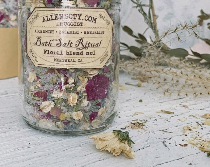 Bath Salt Ritual ~ Floral blend no1