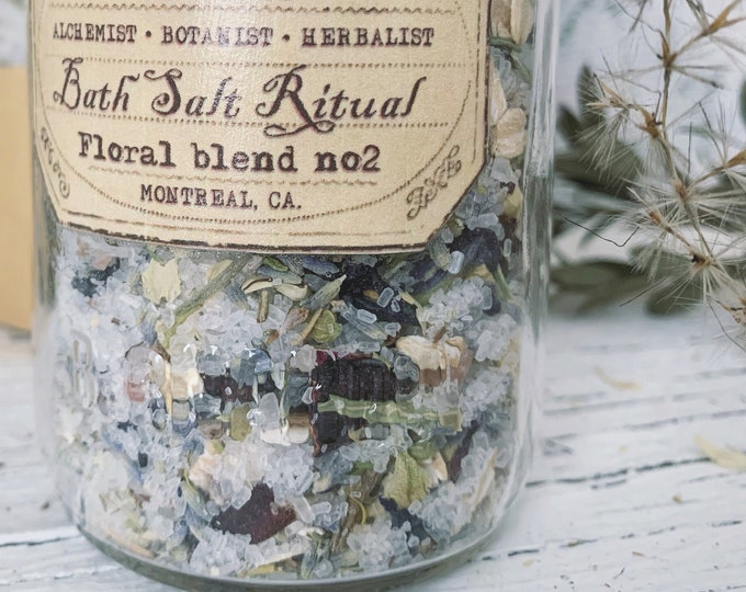 Bath Salt Ritual ~ Floral blend no2