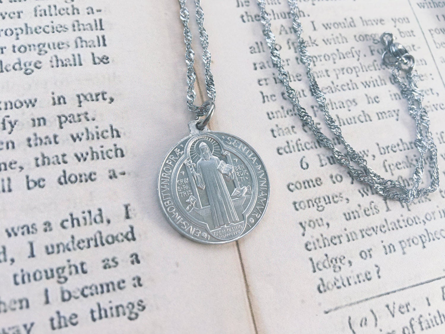 Vintage Religious Necklace