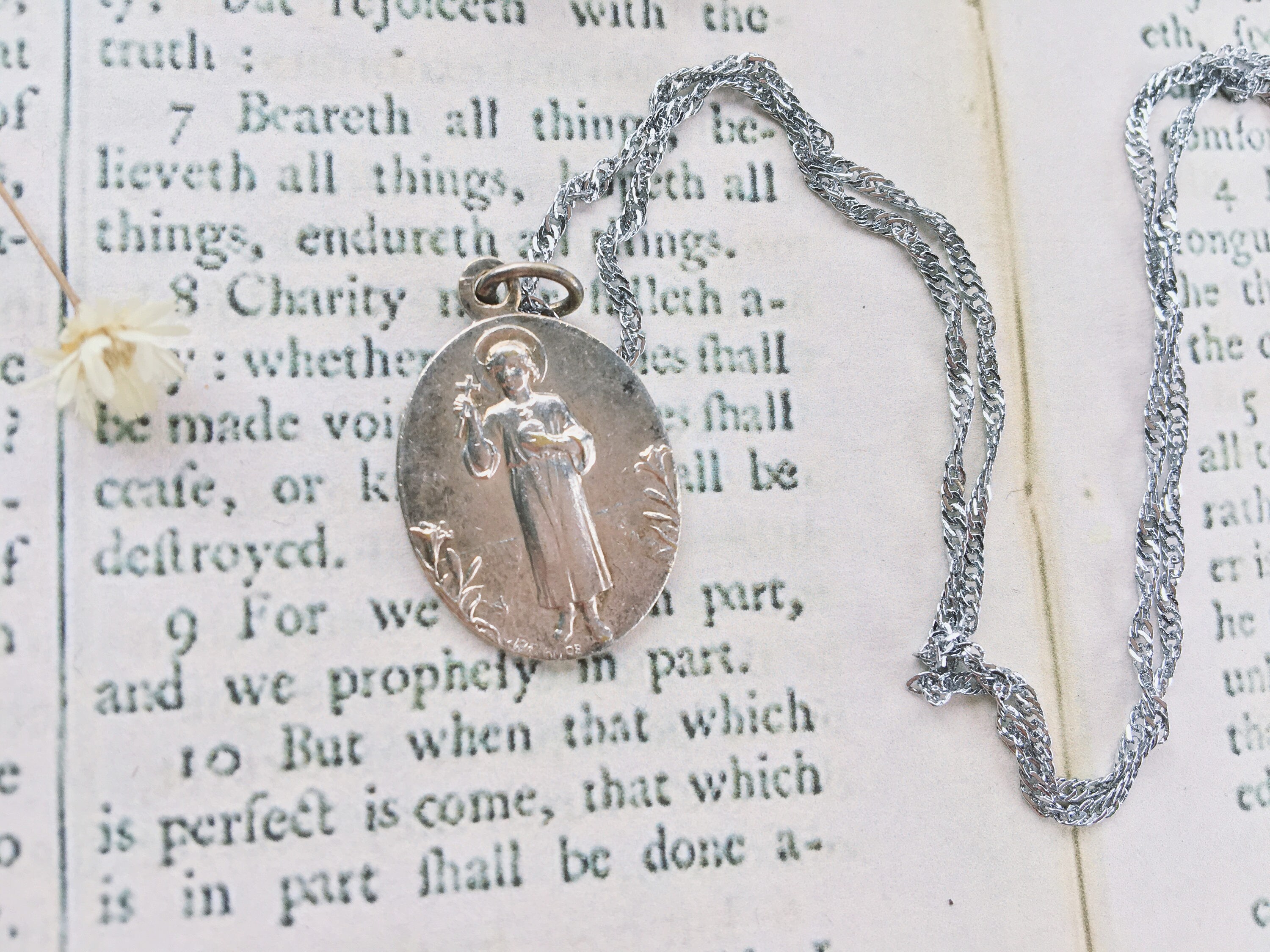 Vintage Religious Necklace