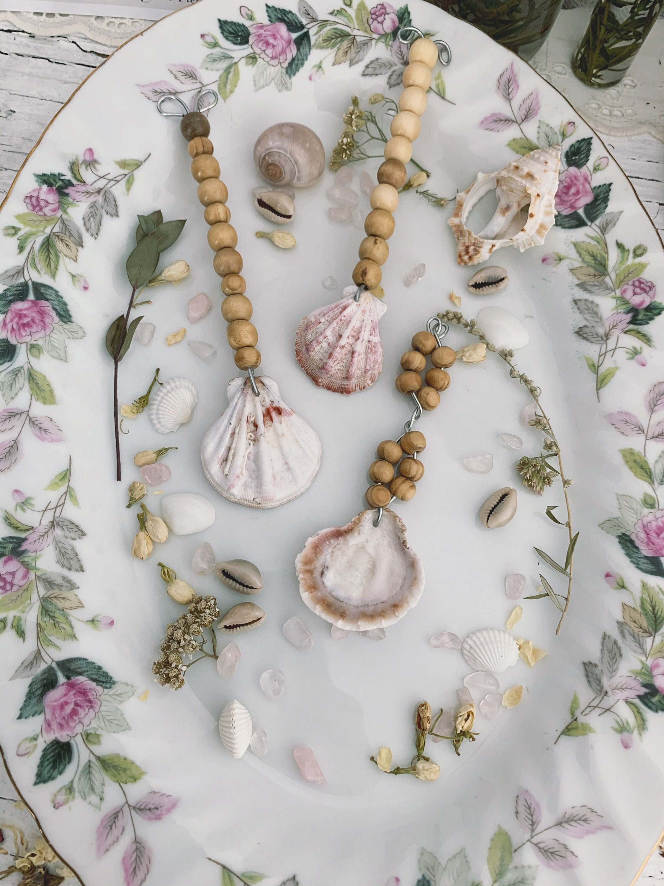 3 Seashell Spoons