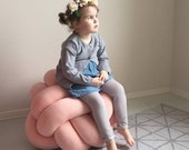 Large XL knot Floor Cushion, Knot Floor Pillow pouf, Modern pouf, pouf ottoman, pouf, floor cushion, floor pillow, sit cushion pillow
