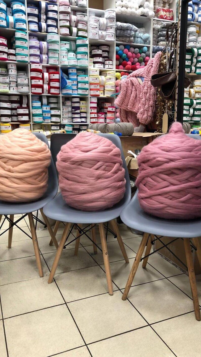 Wholesale merino wool yarn chunky knit yarn arm knitting Etsy