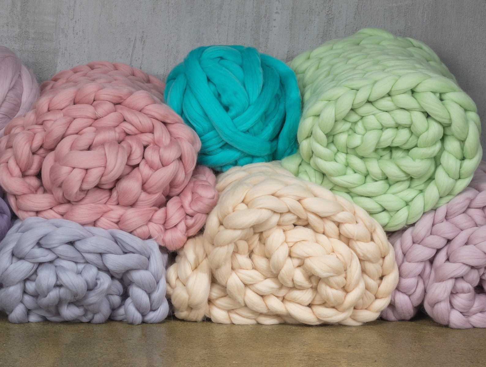 Ivory Heavy Blanket Weighted Chunky Throw Etsy