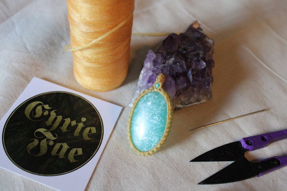 Micro Macrame Crystal Wrap Tutorial: Beginner's Guide (PDF)