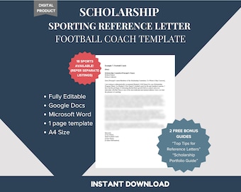 Modelo de carta de recomendación para entrenador de fútbol